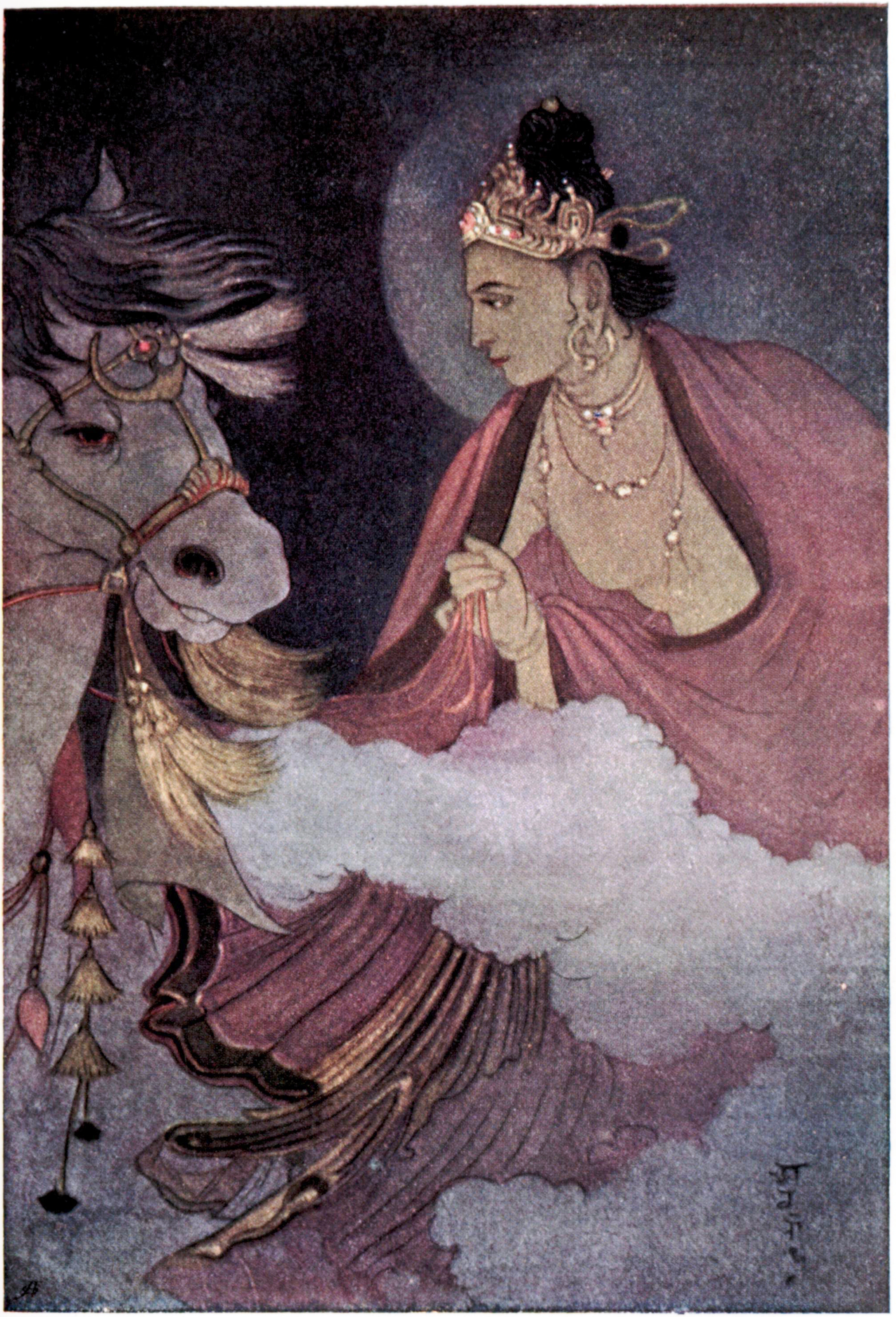Artist: Abanindranath Tagore Source: Myths of the Hindus & Buddhists(1914) Photo Credit: Wikimedia Commons