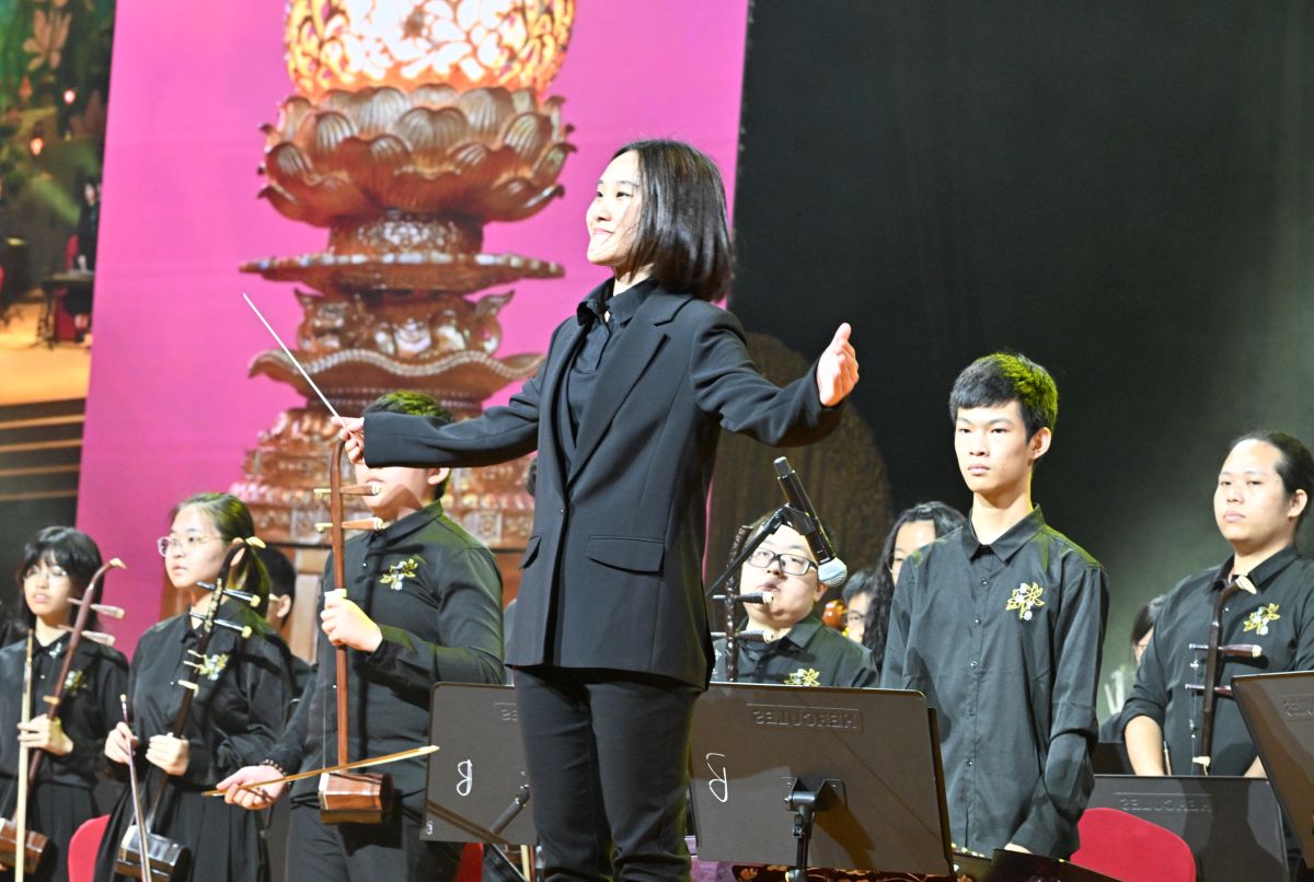 佛教善德英文中學 中樂團演奏
