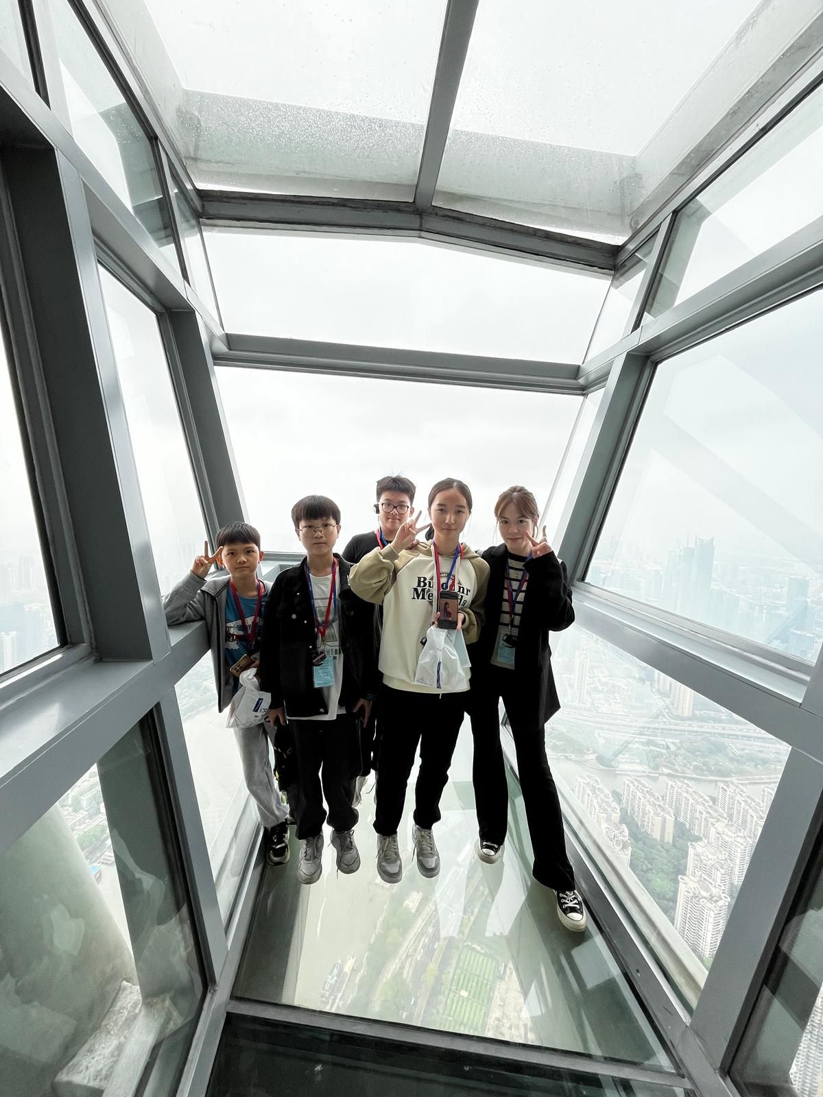 懸空走廊留影