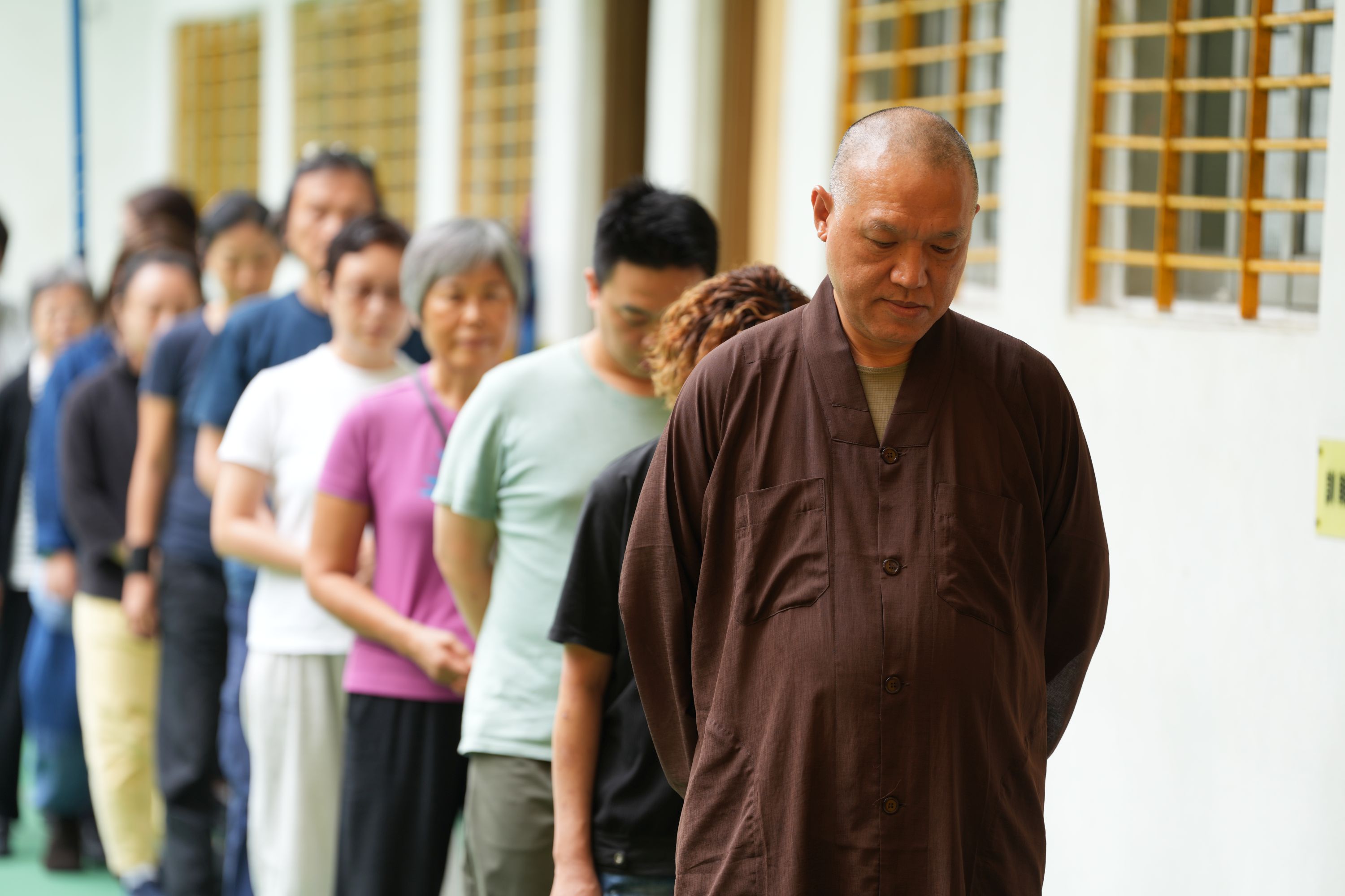 定泉法師帶領一日禪活動