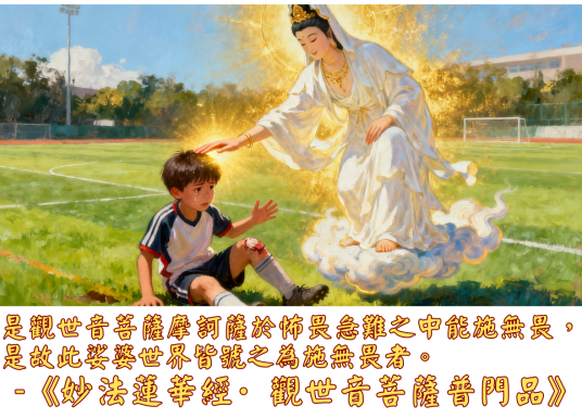 觀世音菩薩施無畏