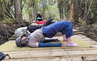 阿正筋骨柔軟，在藥王谷做了不少瑜伽練習。