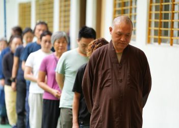 定泉法師帶領一日禪活動