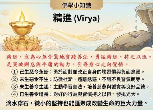 佛學小知識：精進